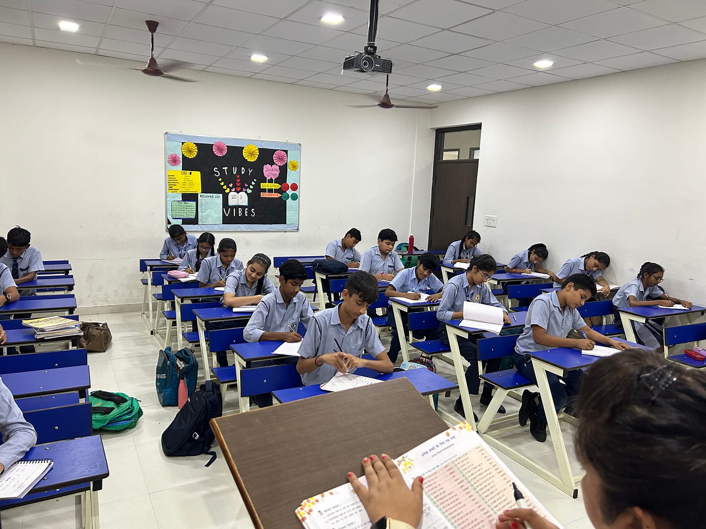 Students at SXHS studying